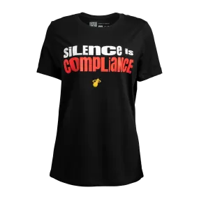 Court Culture Silence Is Compliance Women's Tee