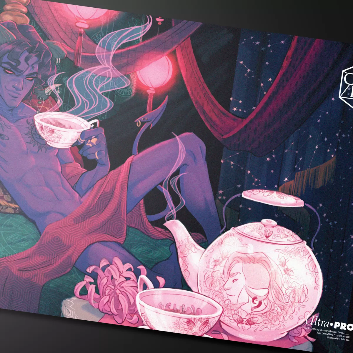 Critical Role PoD Stitched Edge Playmat - Mollymauk Tealeaf