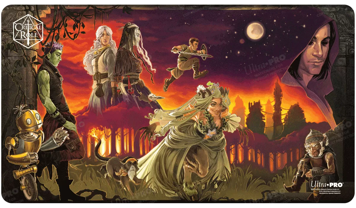 Critical Role PoD Stitched Edge Playmat - Pulp Poster