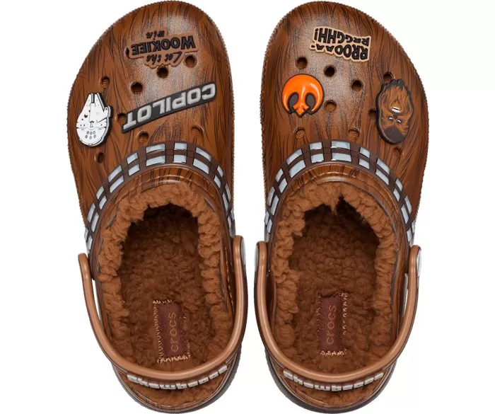 Crocs Kids Star Wars Chewbacca Classic Lined Clog - Espresso