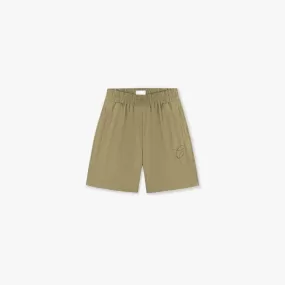 CROYEZ SEERSUCKER SHORTS - WASHED OLIVE