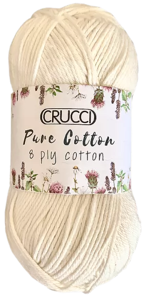 Crucci Pure Cotton 8ply 50g