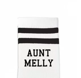 Custom Design Striped Crew Socks - Medium