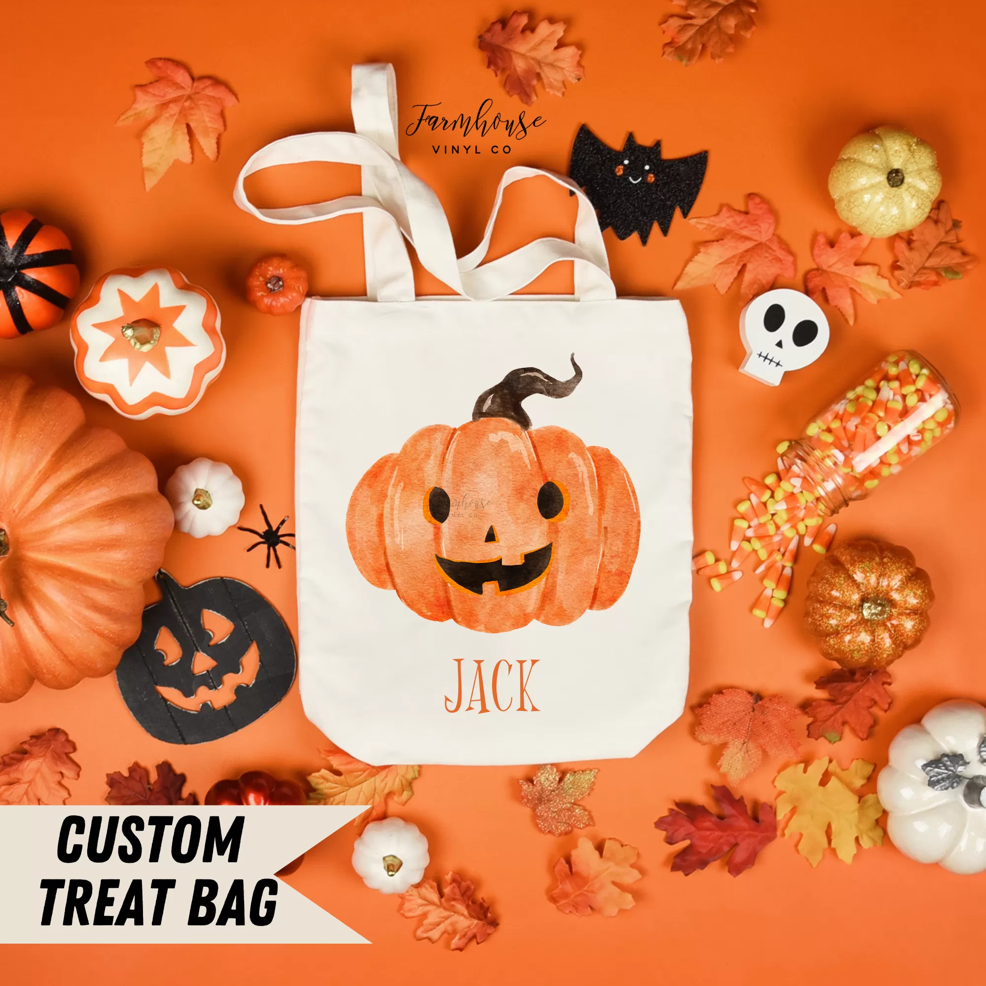 Custom Halloween Treat Bag