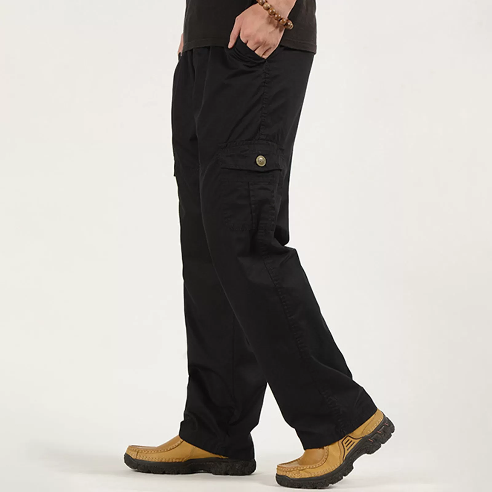 CUSUAL LOOSE MULTI-POCKETS  CARGO PANTS