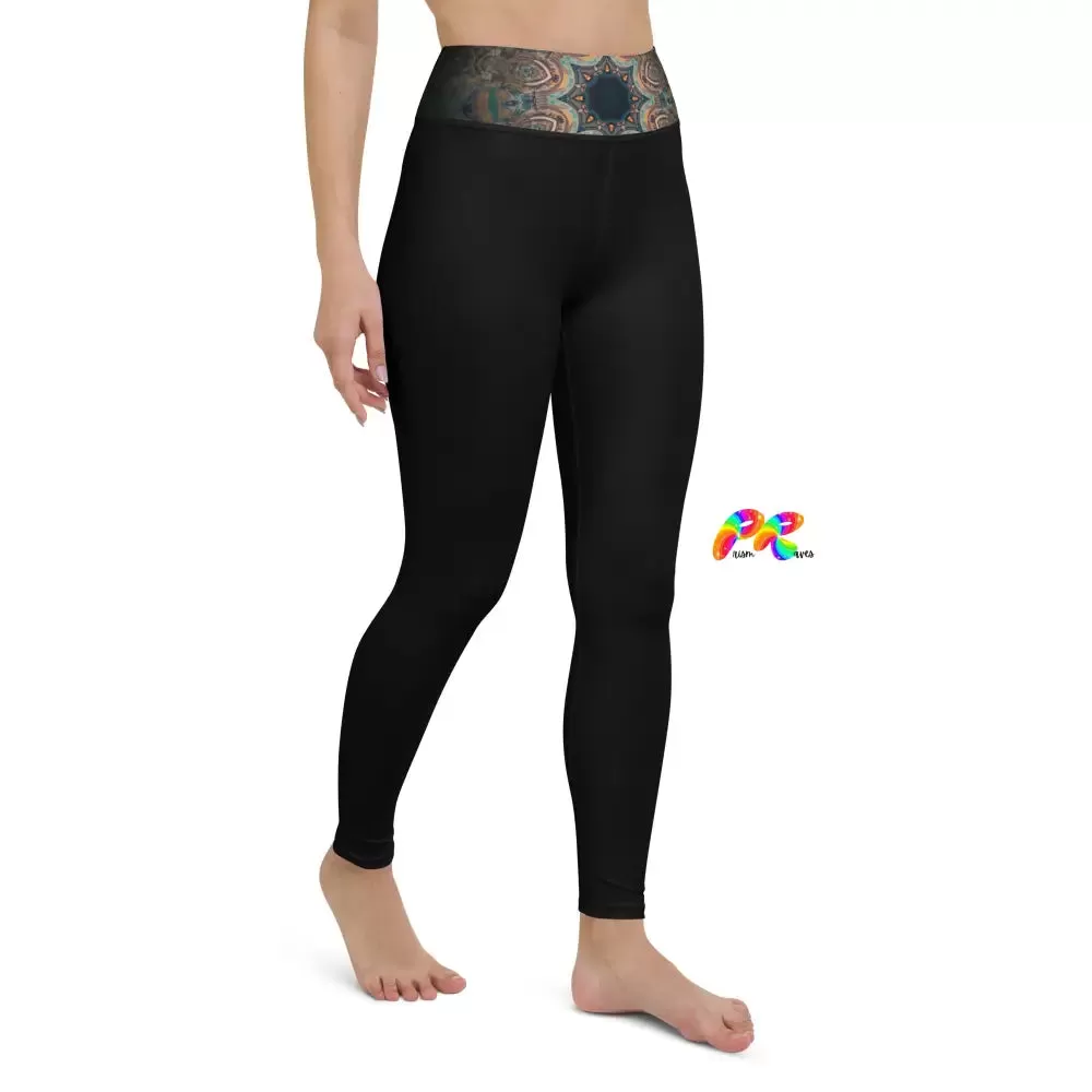 Dark Mandala Yoga Leggings