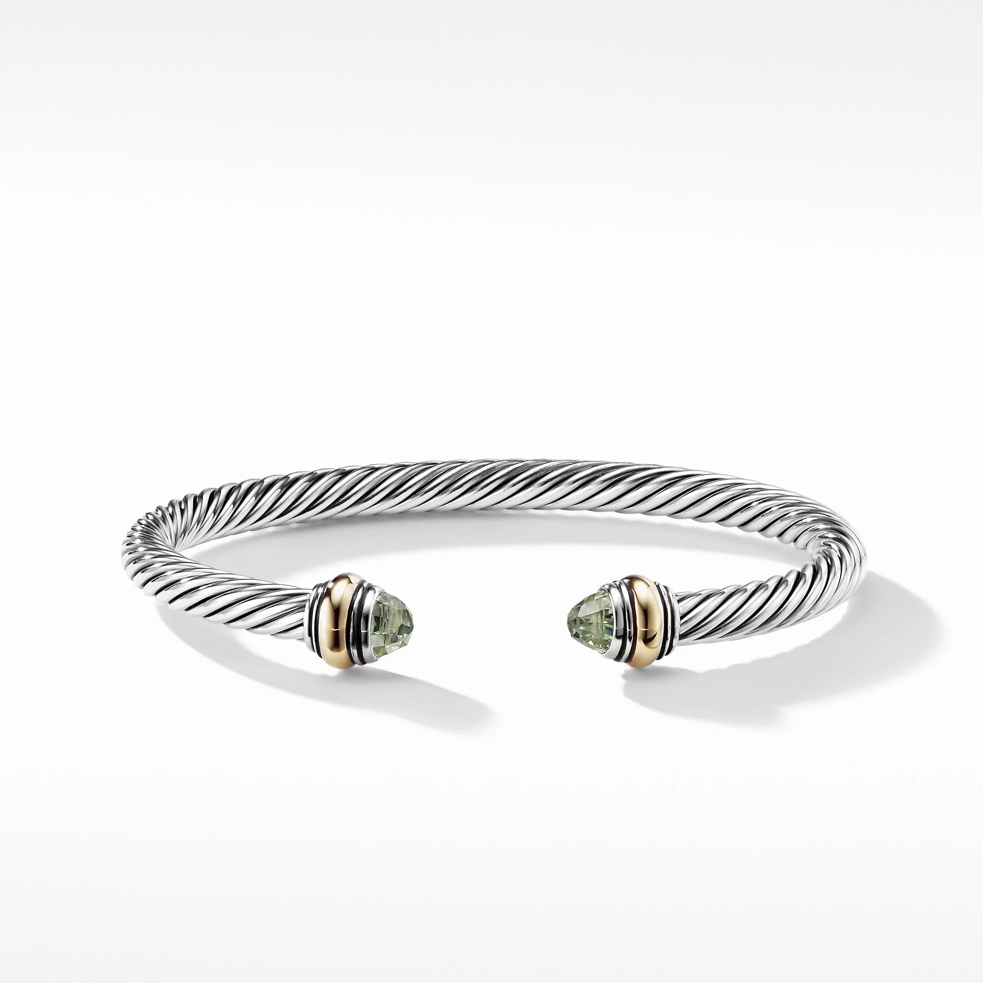 David Yurman 5MM Cable Classic Bracelet Prasiolite