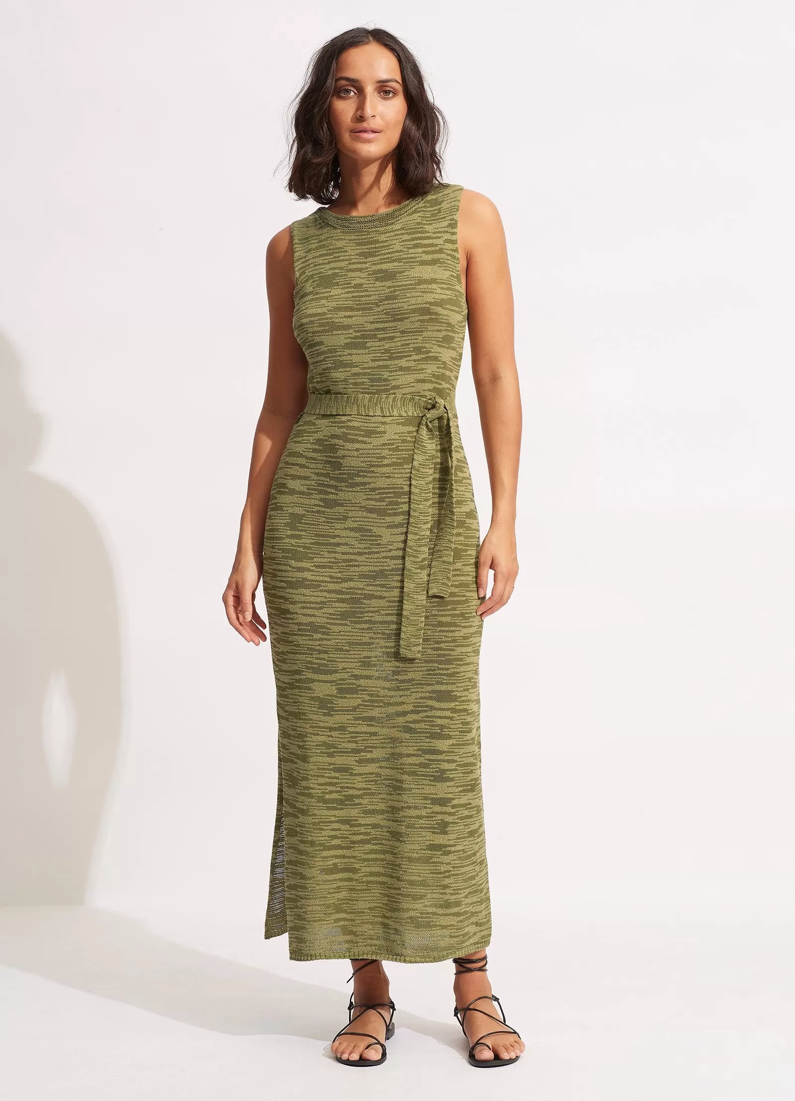 Daybreak Knit Dress  - Olive