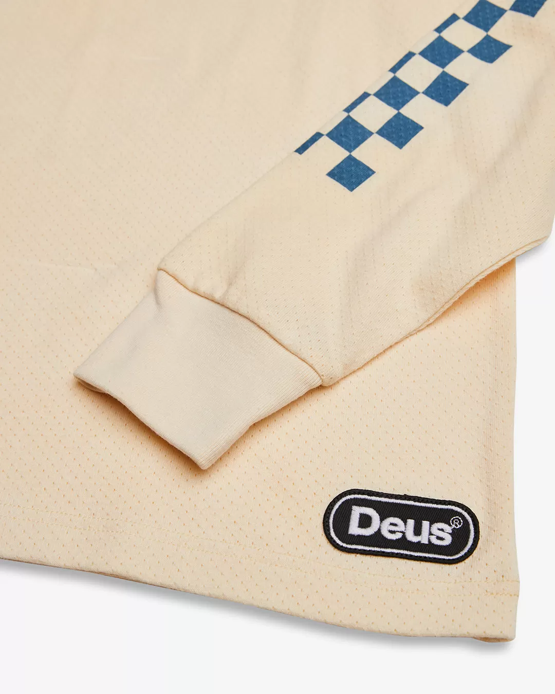 DEUS ECHO MOTO JERSEY DIRTY WHITE