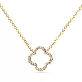 Diamond Clover Pendant