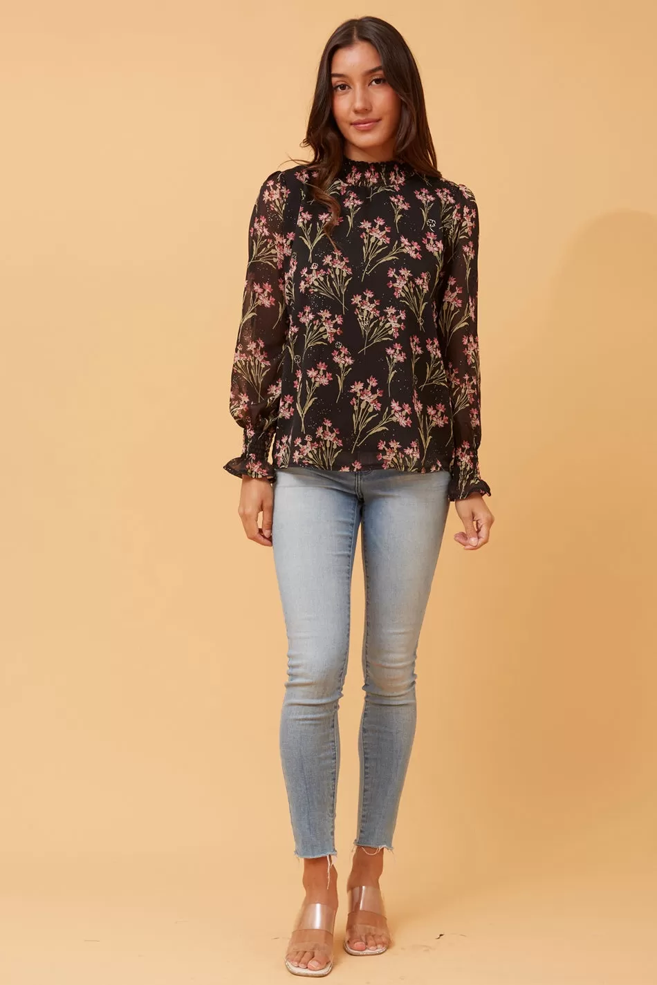 DIANA FLORAL TOP