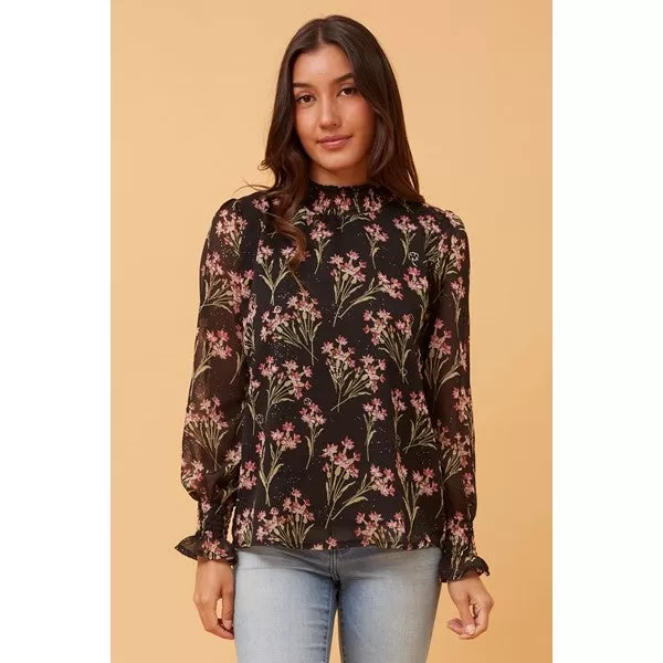 DIANA FLORAL TOP