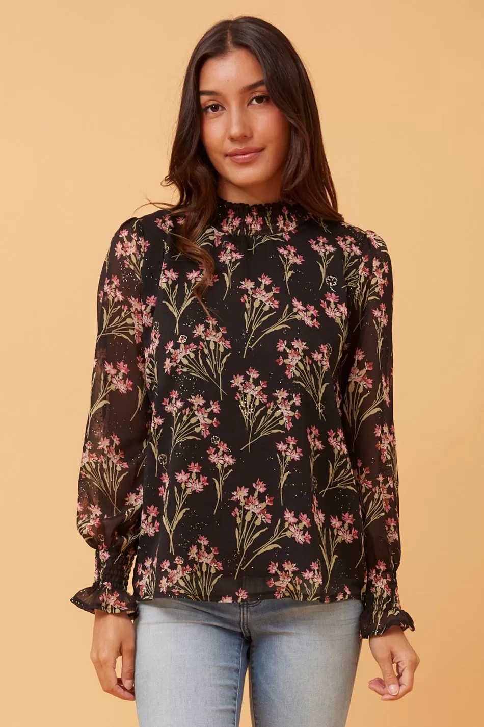 DIANA FLORAL TOP