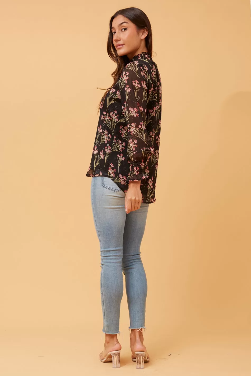 DIANA FLORAL TOP