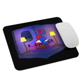 dinosaur couch mouse pad