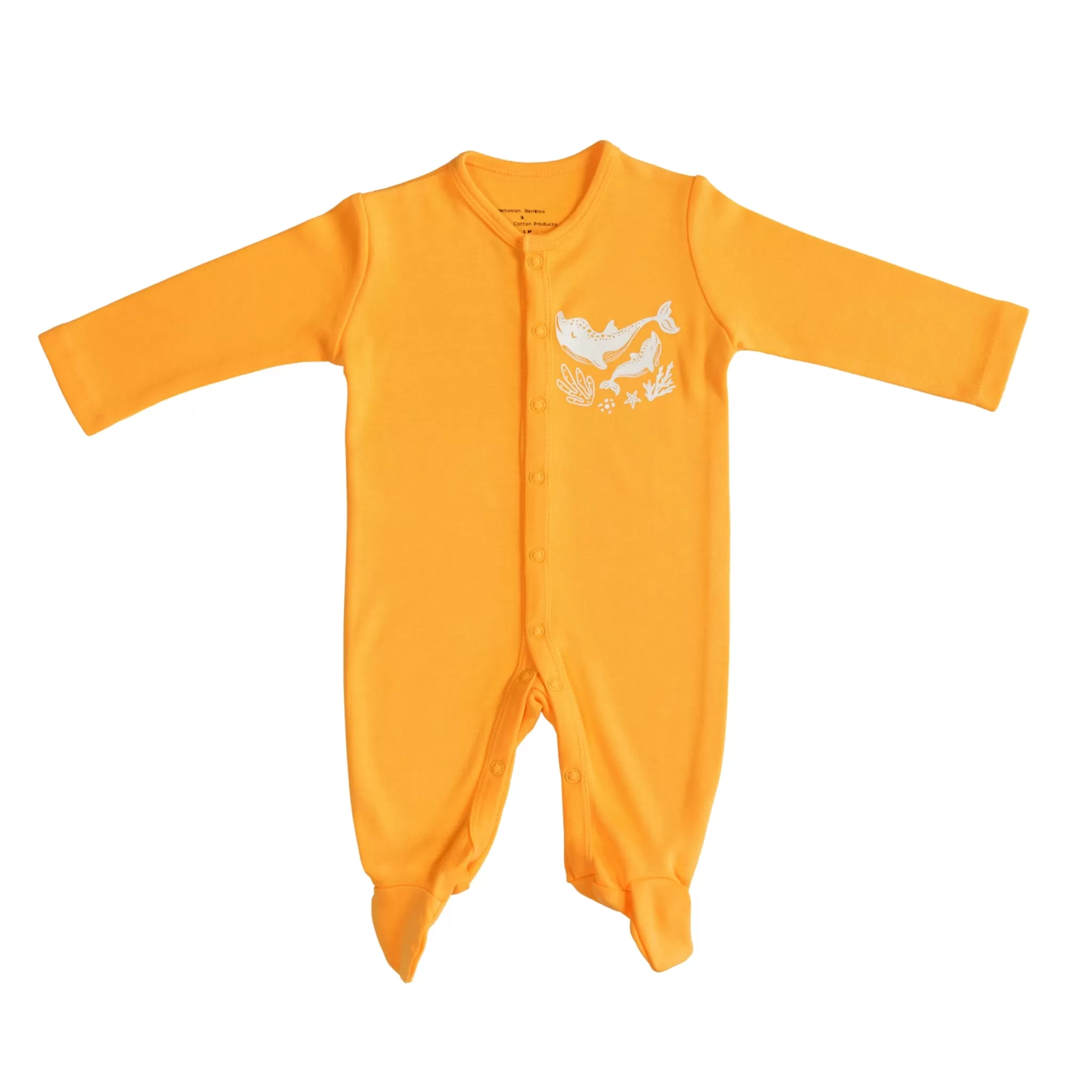 Dolphin Baby Sleepsuit with Close Toe