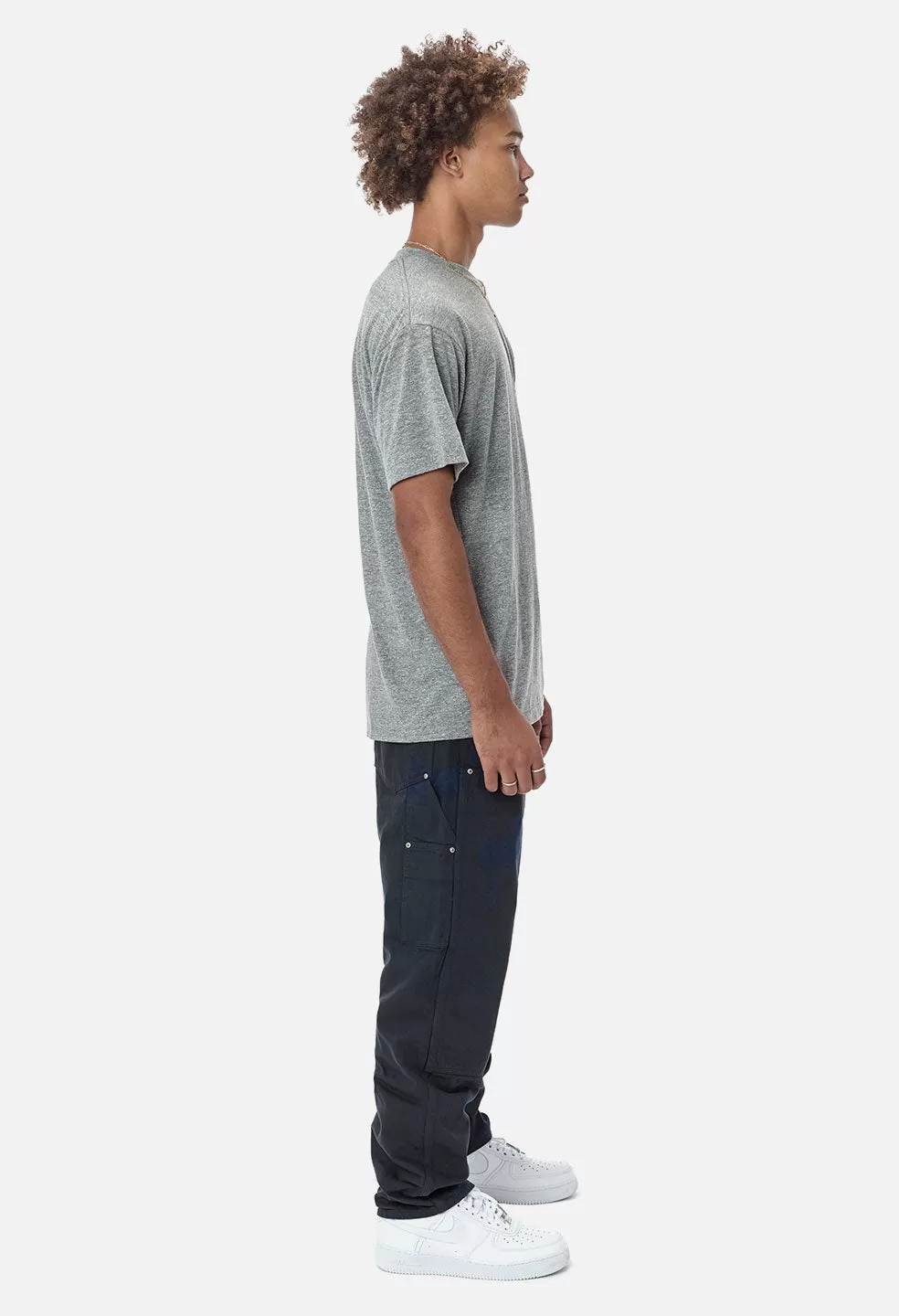 Double Dye Painter's Pant / Indigo X Black