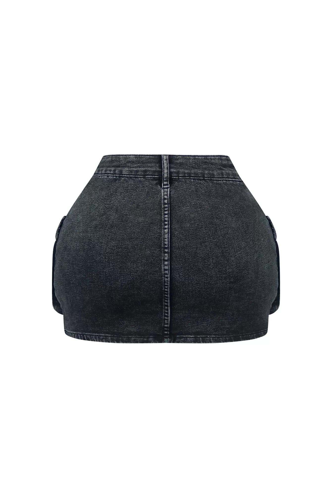 Dream Girl Washed Denim Mini Skirt