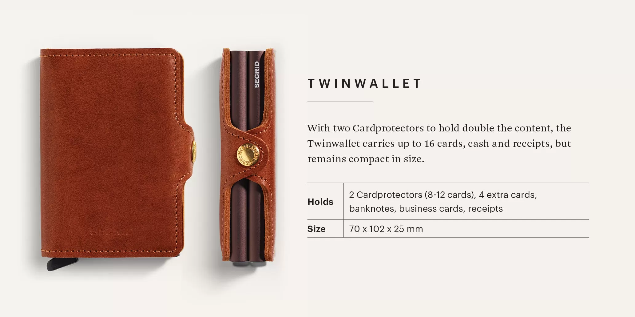 Dusk Leather Premium Twinwallet