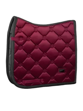 EQUESTRIAN STOCKHOLM DRESSAGE SADDLE PAD DARK BORDEAUX