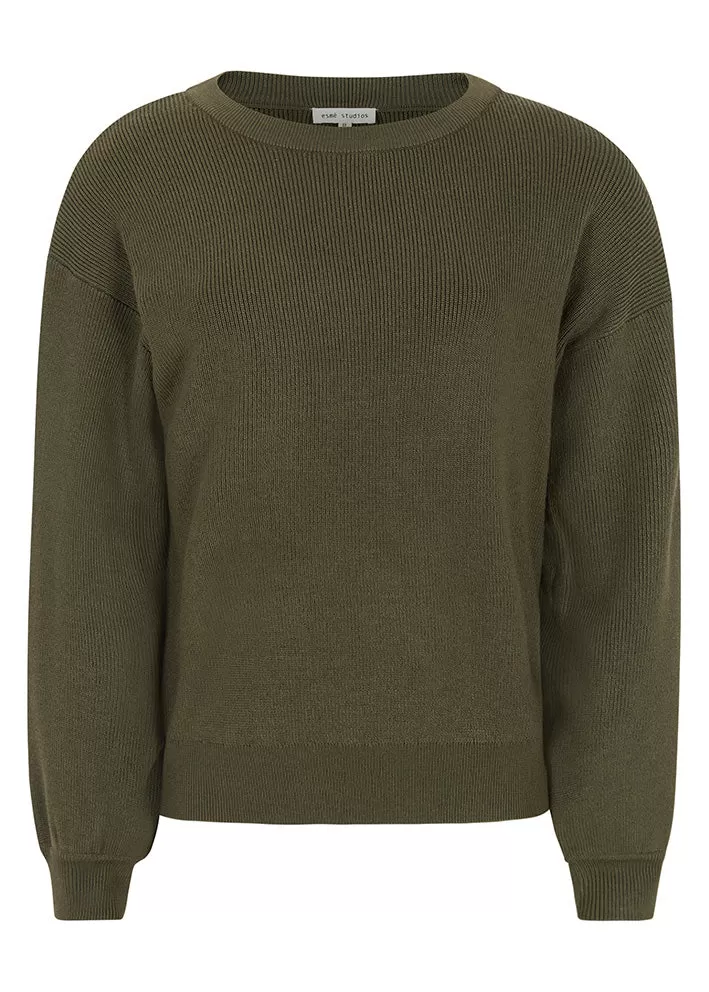 Esmé Studios Melissa Sweater - Dark Olive