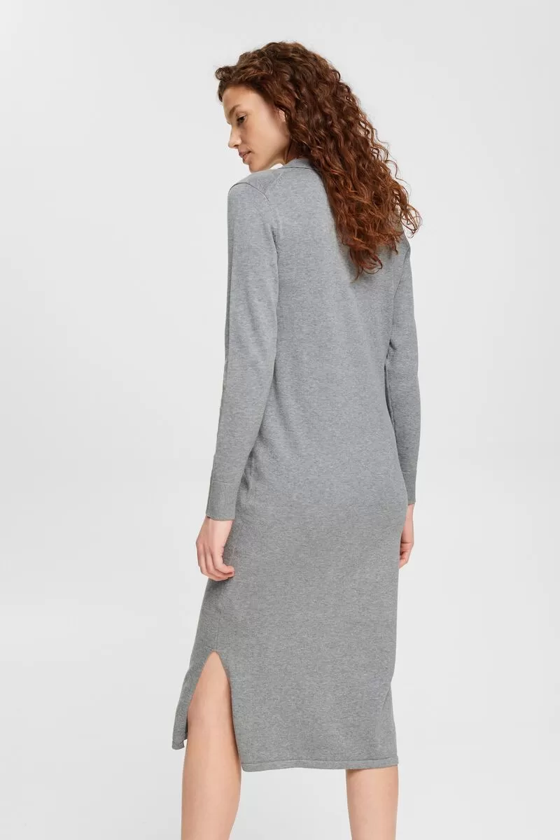 Esprit Knitted Dress | Grey