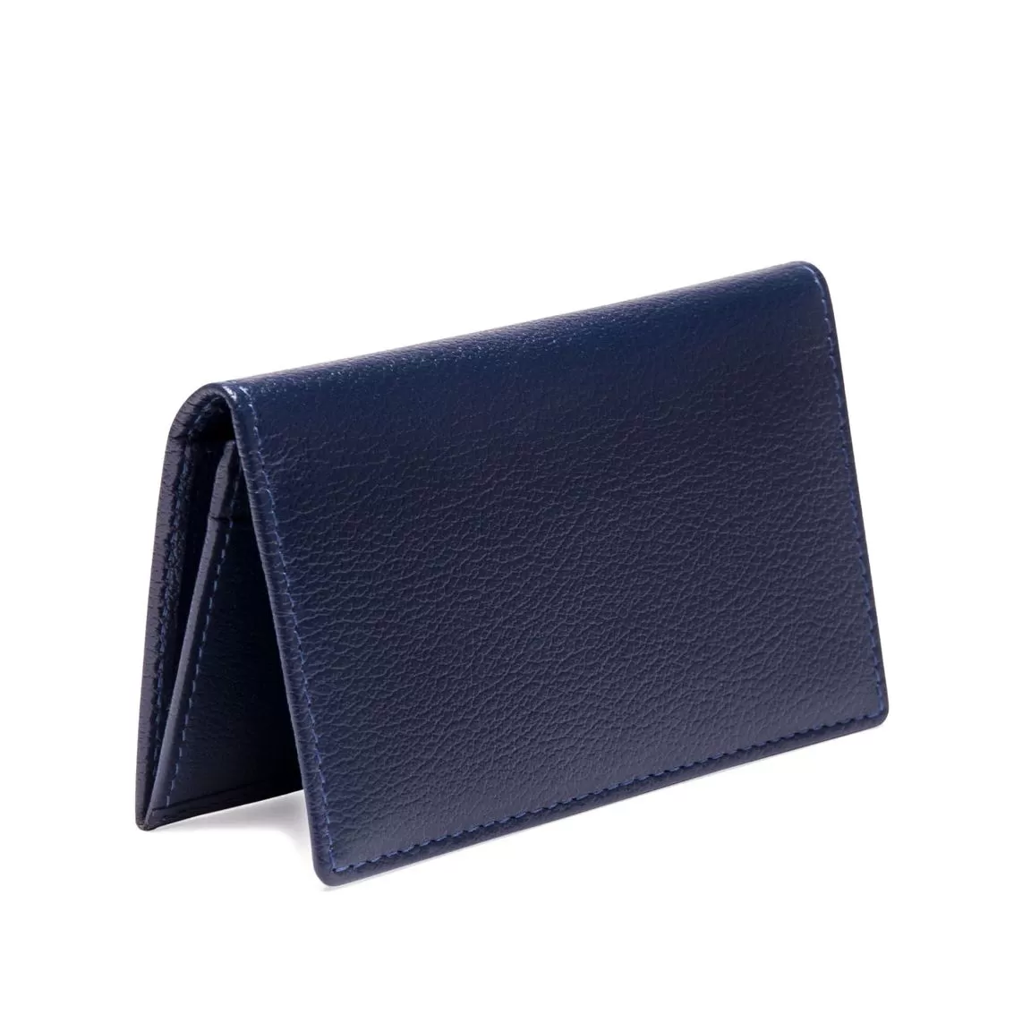 Ettinger Marine Blue Capra Leather Visiting Card Case