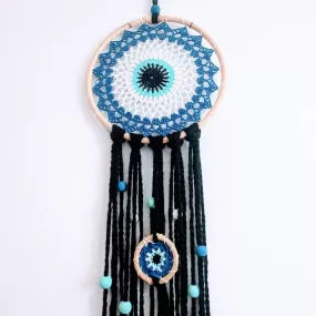 Evil eye Dreamcatcher wall decor black