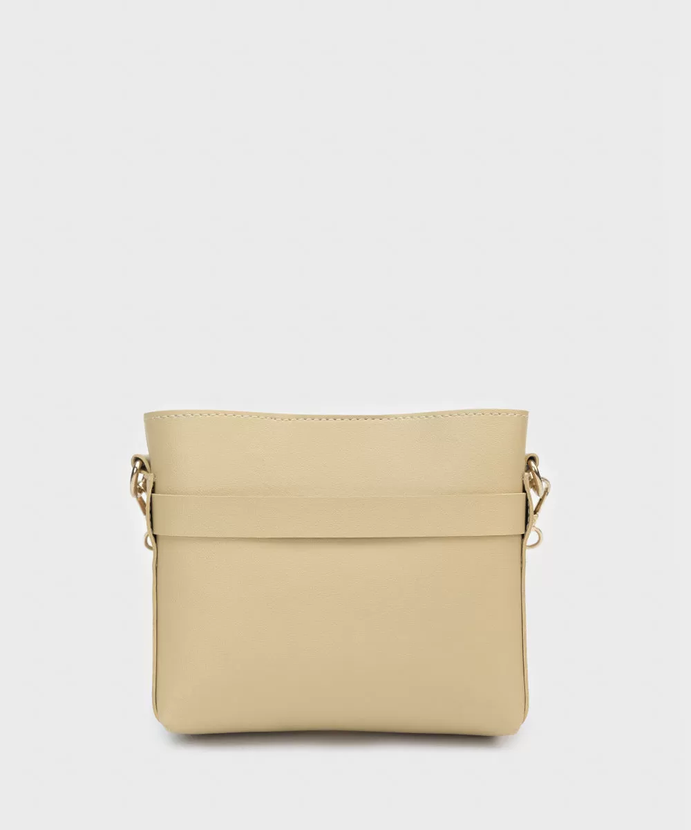 Faux Leather Crossbody Bag