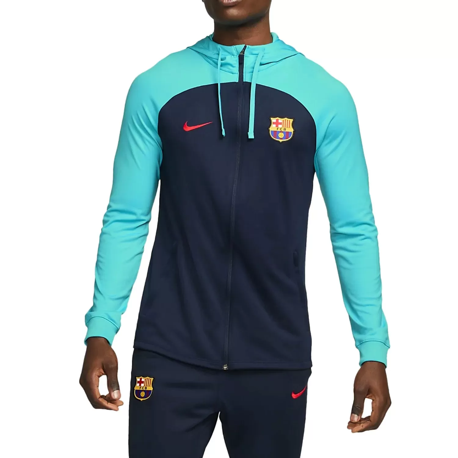 FC Barcelona hooded training presentation tracksuit 2022/23 - Nike