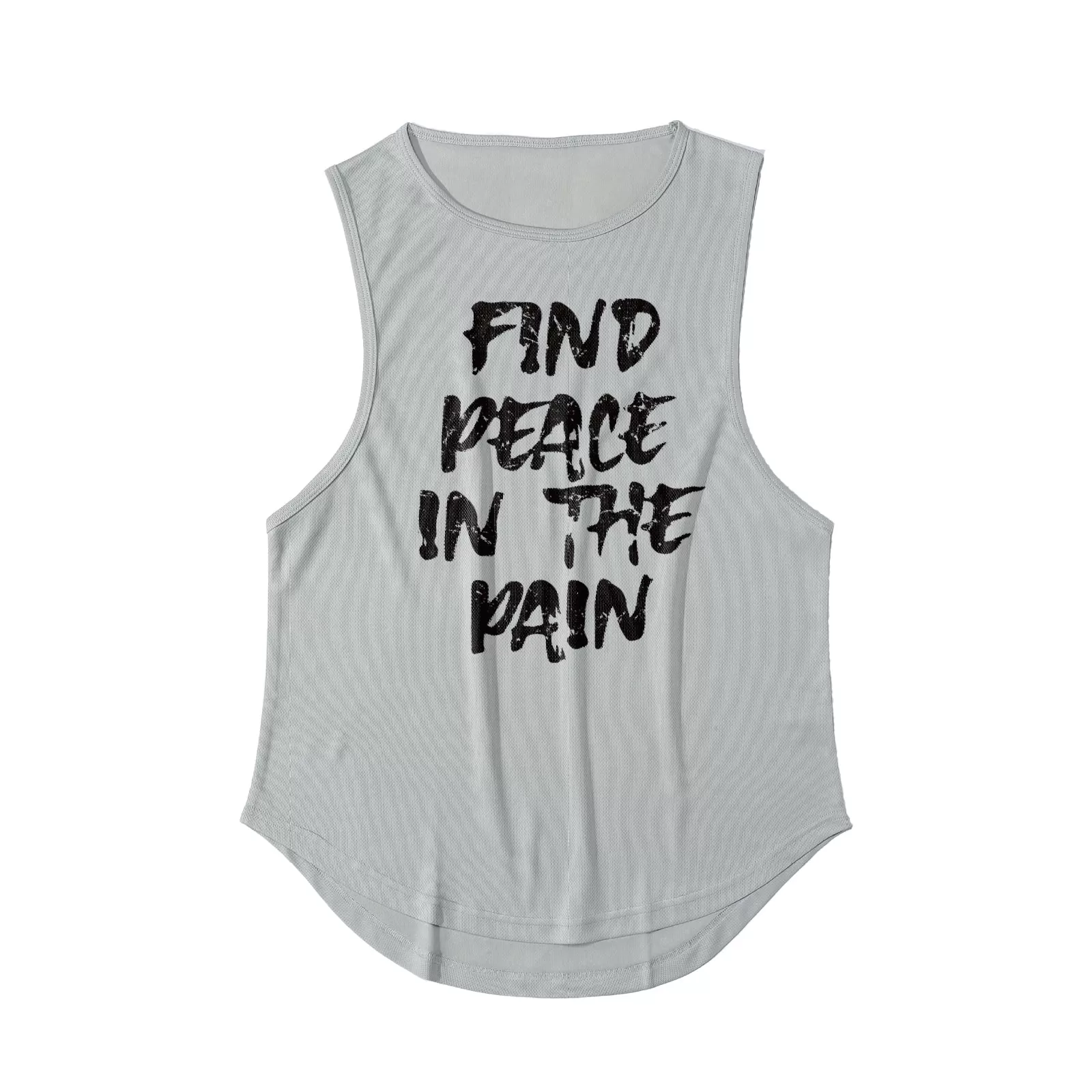 FIND PEACE IN THE PAIN GRAPHIC TANK TOP