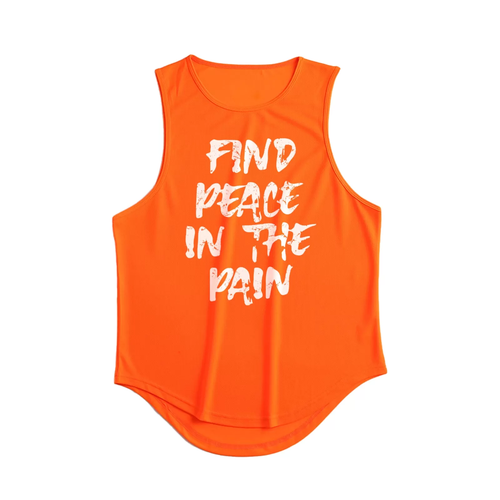 FIND PEACE IN THE PAIN GRAPHIC TANK TOP