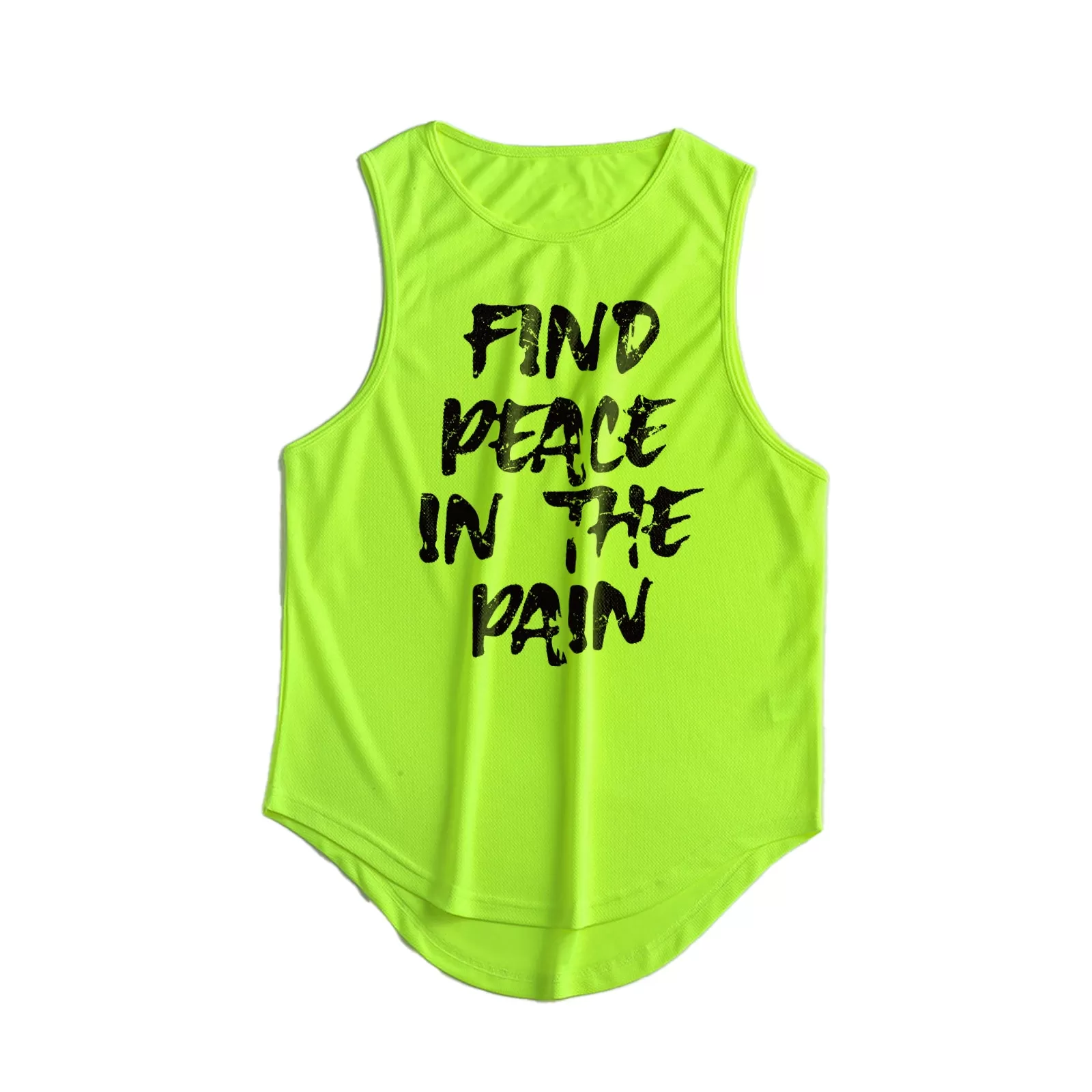 FIND PEACE IN THE PAIN GRAPHIC TANK TOP