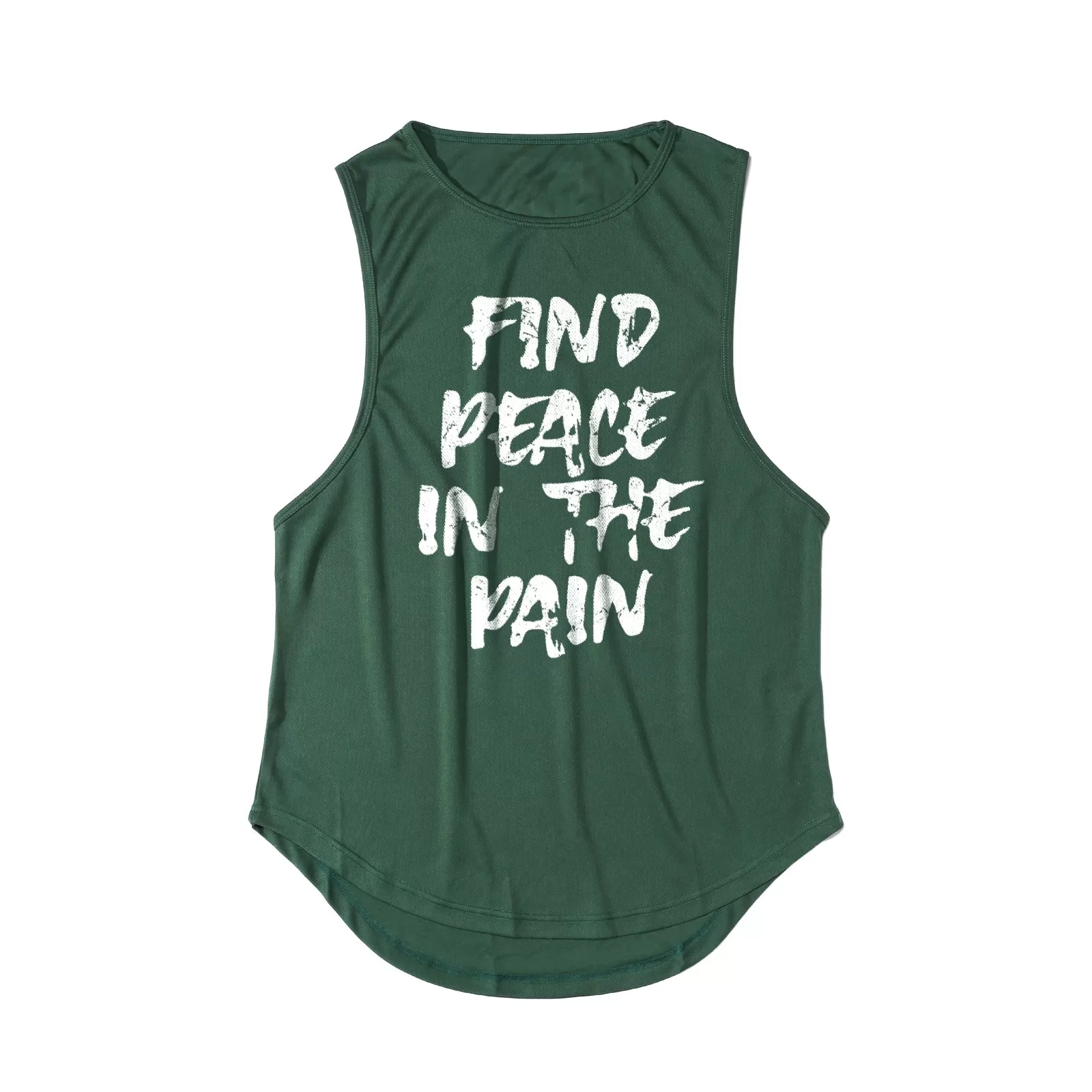 FIND PEACE IN THE PAIN GRAPHIC TANK TOP