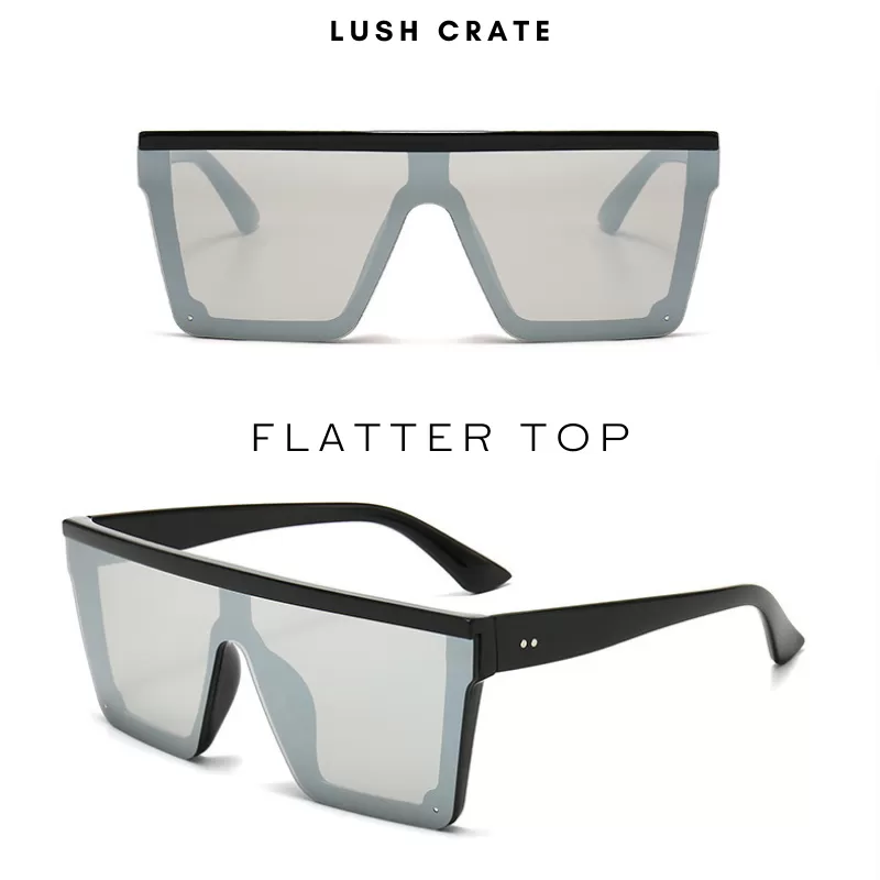 Flatter Top Mirror Sunglasses