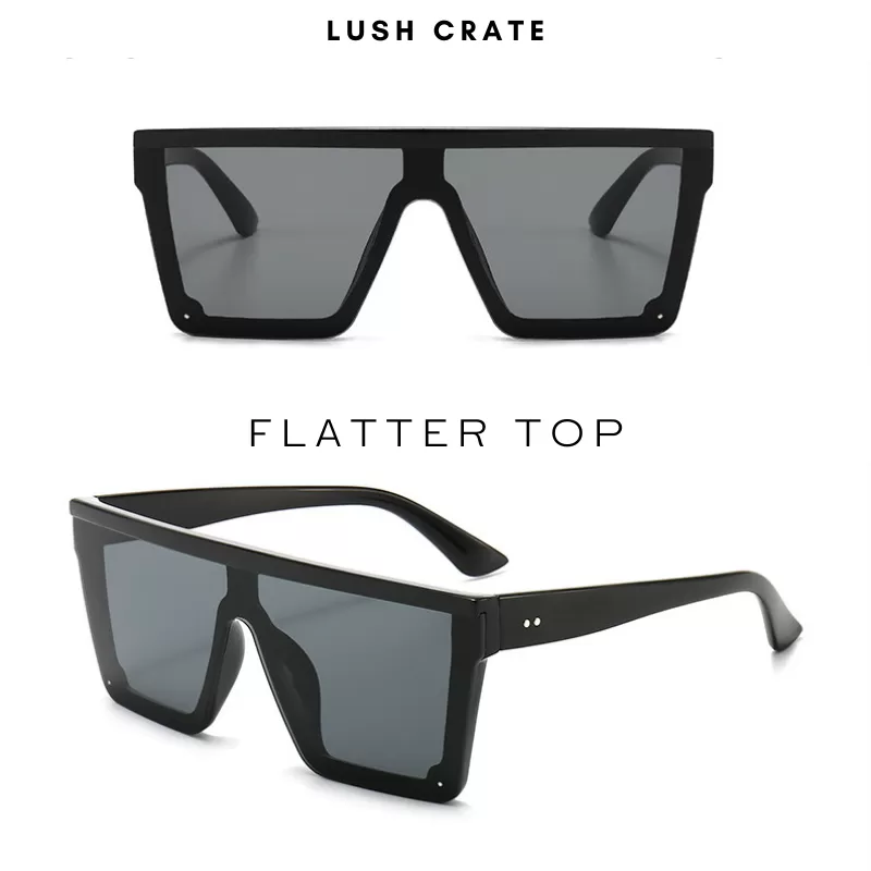 Flatter Top Mirror Sunglasses