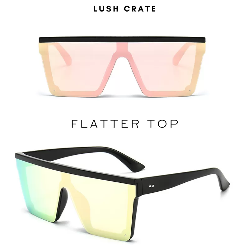 Flatter Top Mirror Sunglasses