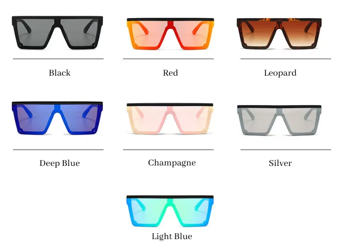 Flatter Top Mirror Sunglasses