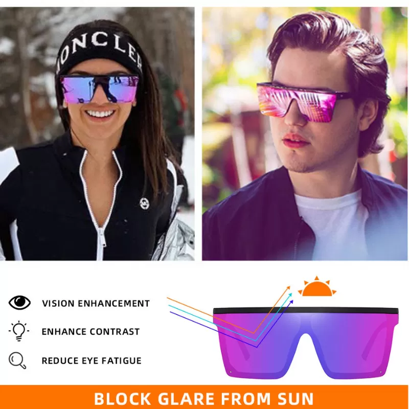 Flatter Top Mirror Sunglasses