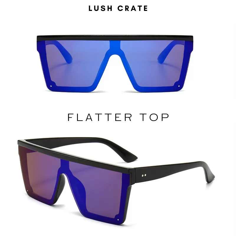 Flatter Top Mirror Sunglasses