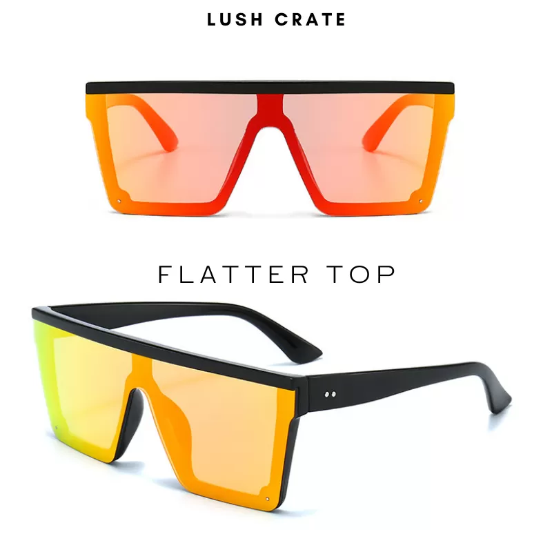 Flatter Top Mirror Sunglasses