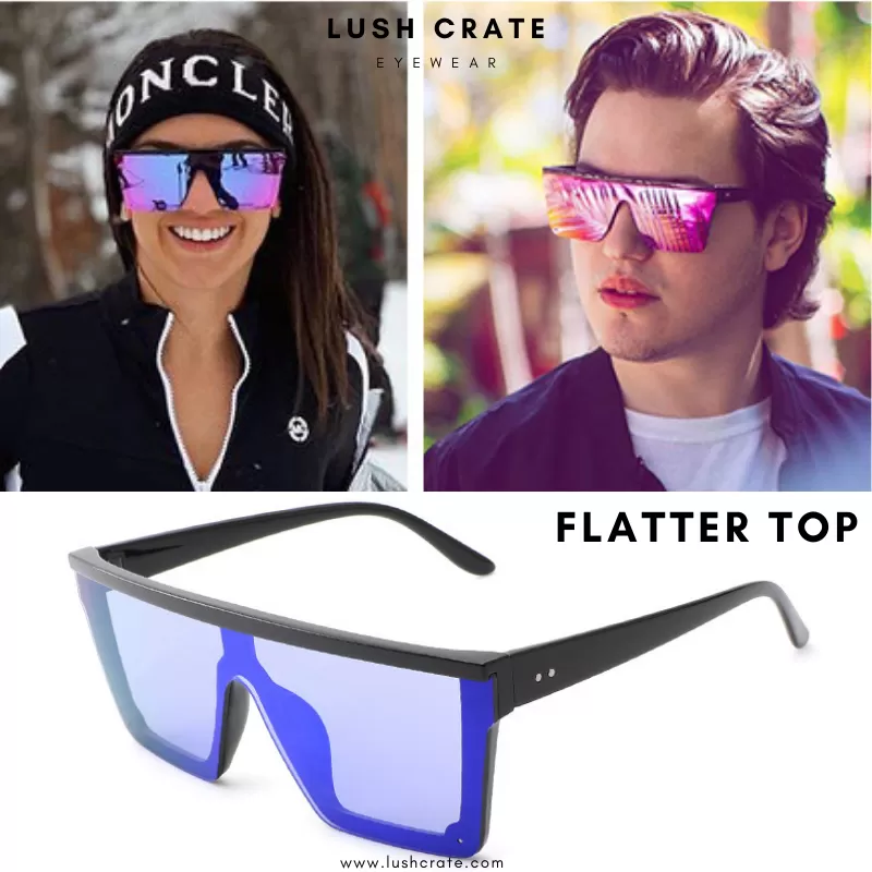 Flatter Top Mirror Sunglasses