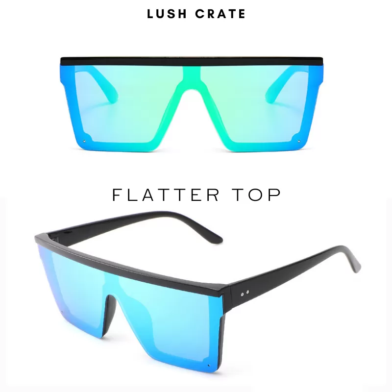 Flatter Top Mirror Sunglasses