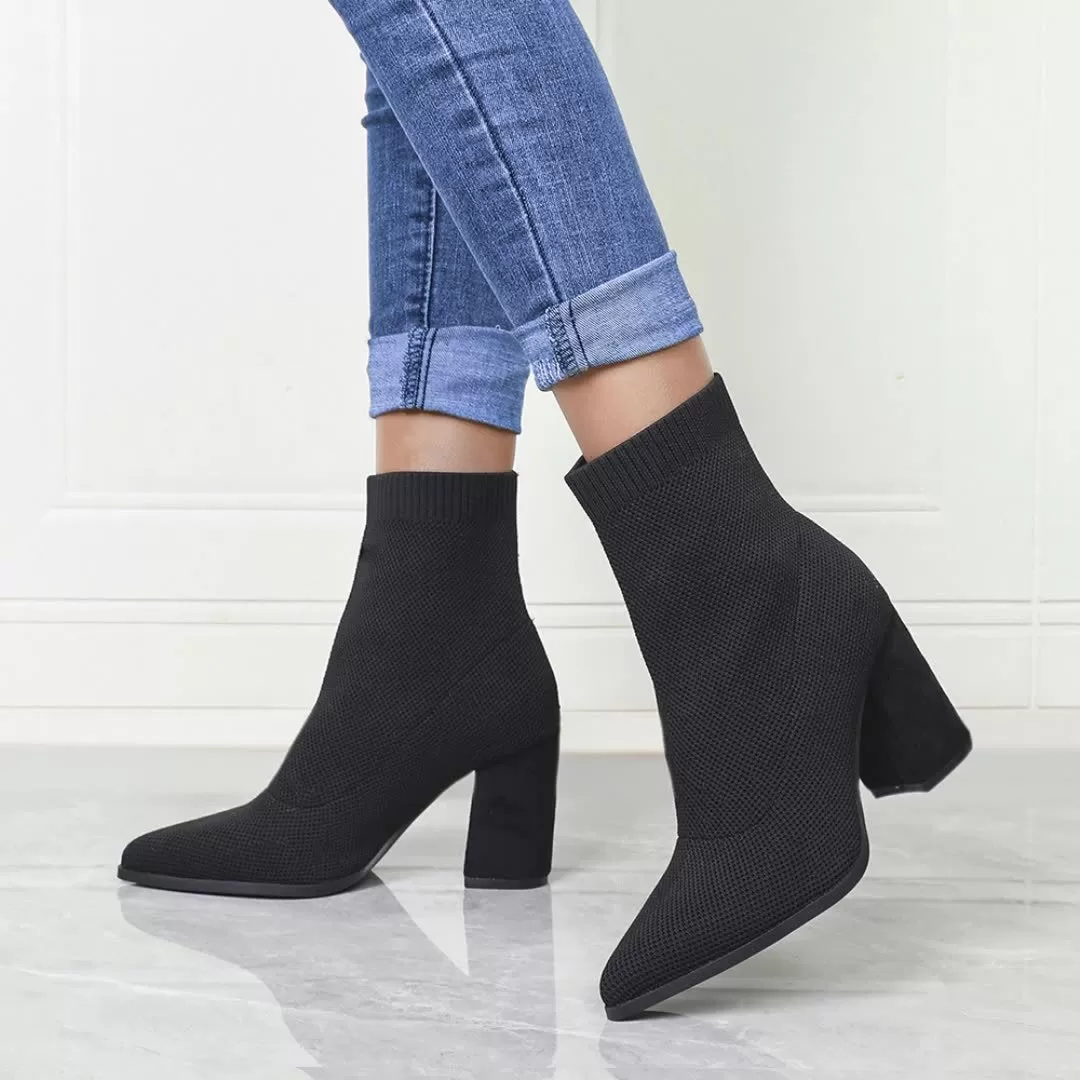 Flyknit Fabric Ankle Boots