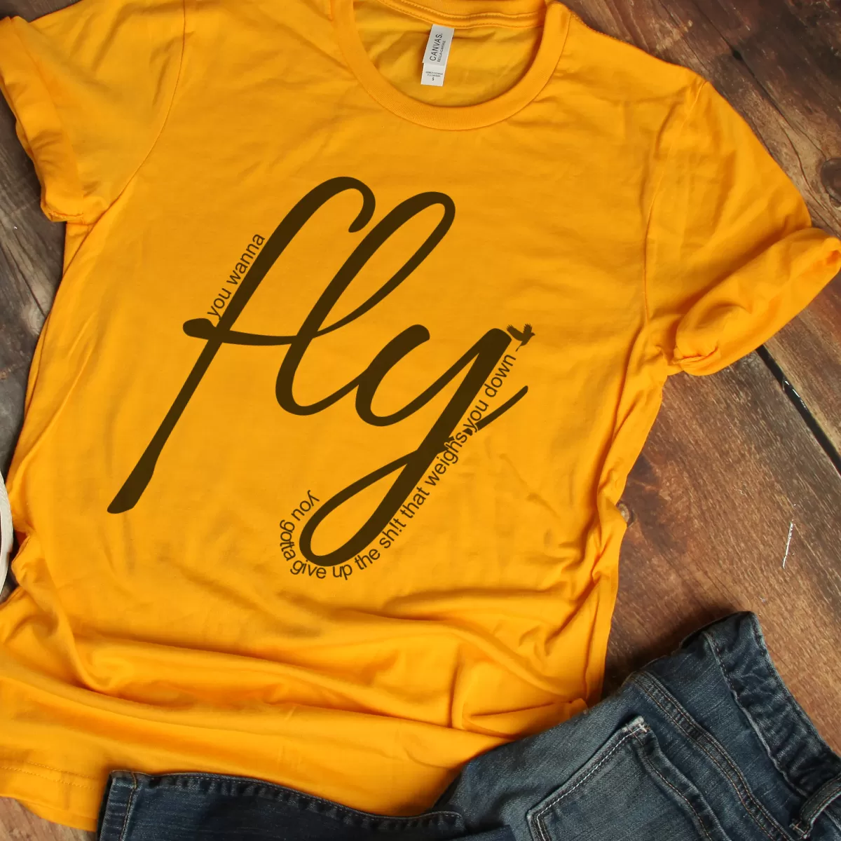 Fly- Toni Morrison Quotes - Relaxed  Fit Tee