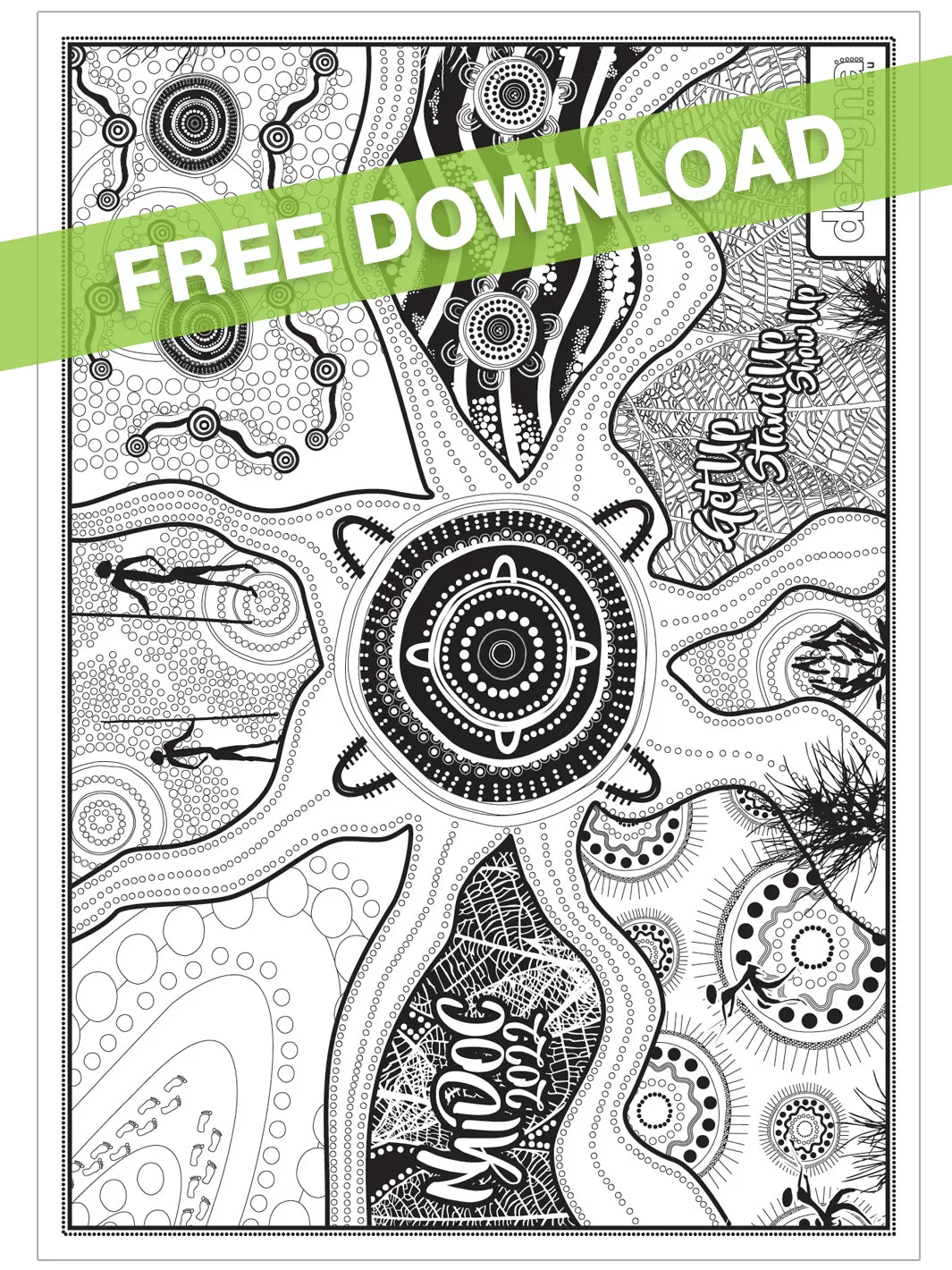 FREE DOWNLOAD - NAIDOC 2022 - A4 Colouring Sheet