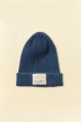 Fullcount Ribbed Watch Cap - Dark Indigo