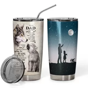 Gearhuman 3D Happy Fathers Day Gift To My Dad Custom Name Tumbler