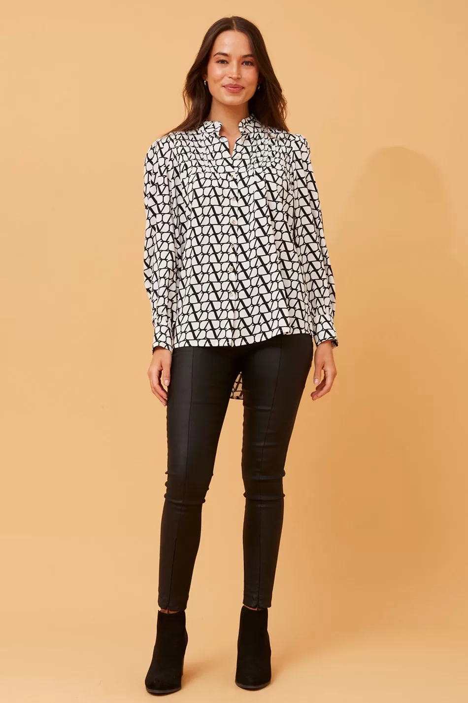 GEMINI ABSTRACT PRINT SHIRT