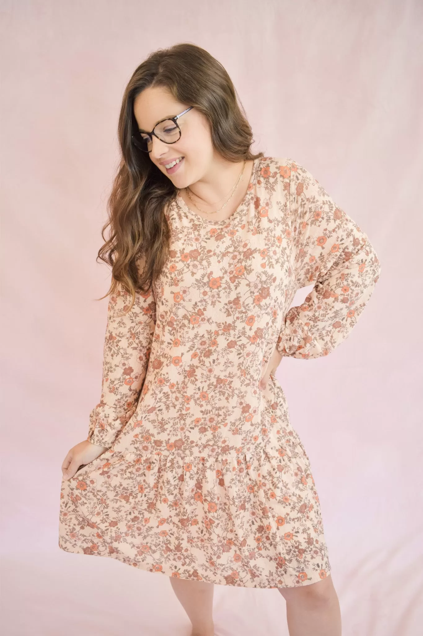 Gentle Touch Antique Floral Dress